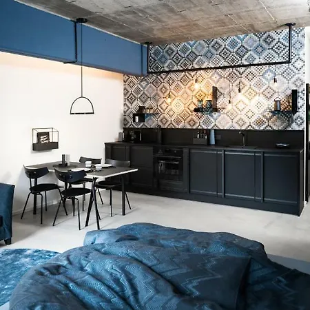 Frederics Blue Designer Loft Apartment